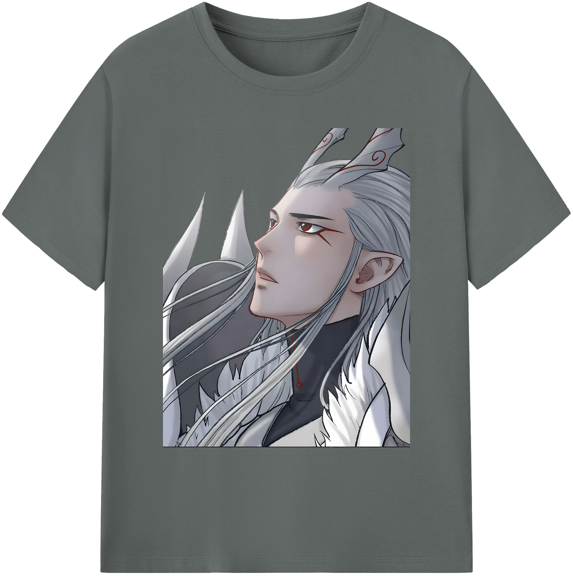 （画像用） Ne Zha 2 ナタ 魔童の大暴れ 綿100％ メンズ半袖Tシャツ｜肌触りやわらか＆通気性